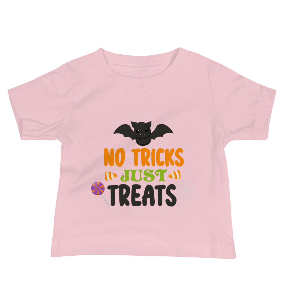 No Tricks Just Treats Halloween Baby Jersey Short Sleeve Tee