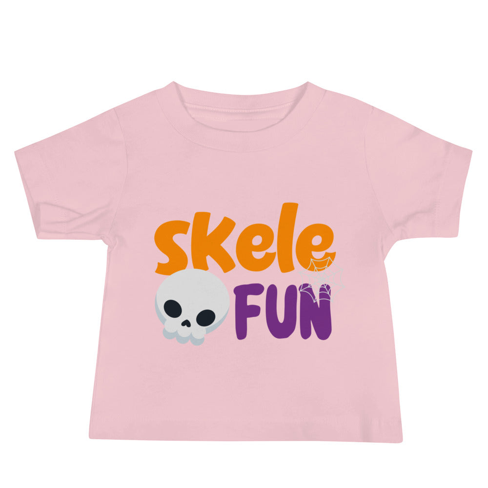 Skele Fun Halloween Baby Jersey Short Sleeve Tee