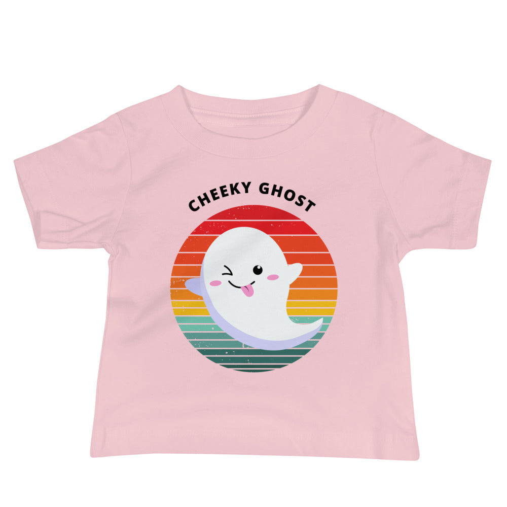 Cheeky Ghost Halloween Baby Jersey Short Sleeve Tee