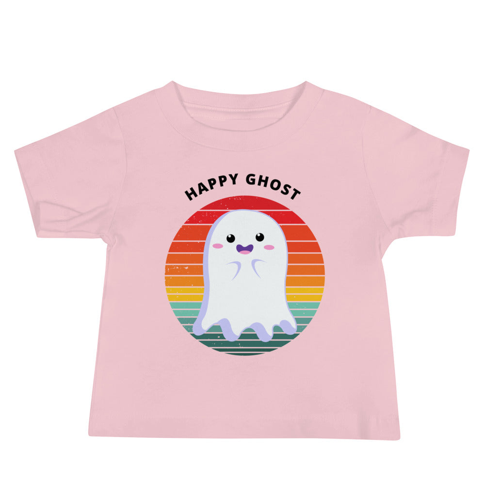 Happy Ghost Halloween Baby Jersey Short Sleeve Tee