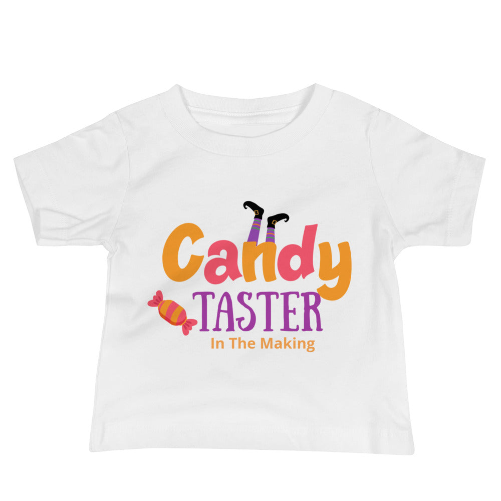 Candy Taster In The Making Halloween Baby Jersey Short Sleeve Tee