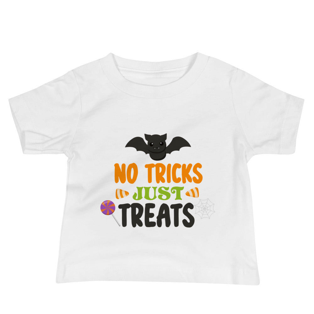 No Tricks Just Treats Halloween Baby Jersey Short Sleeve Tee