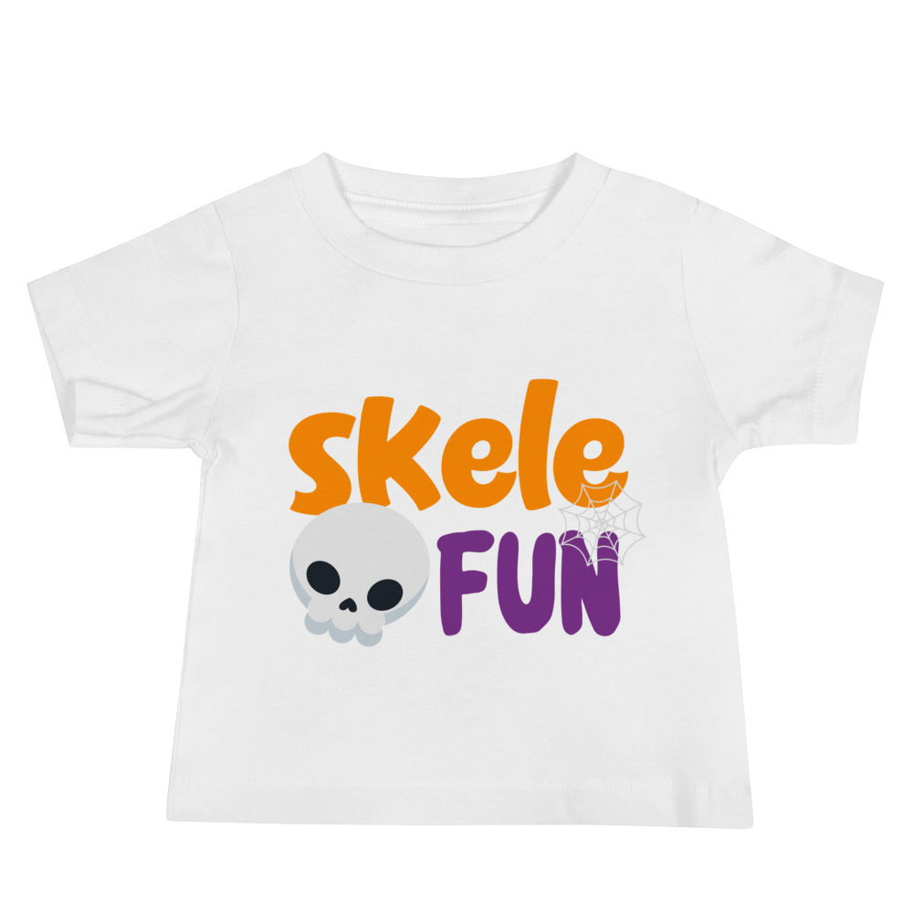 Skele Fun Halloween Baby Jersey Short Sleeve Tee