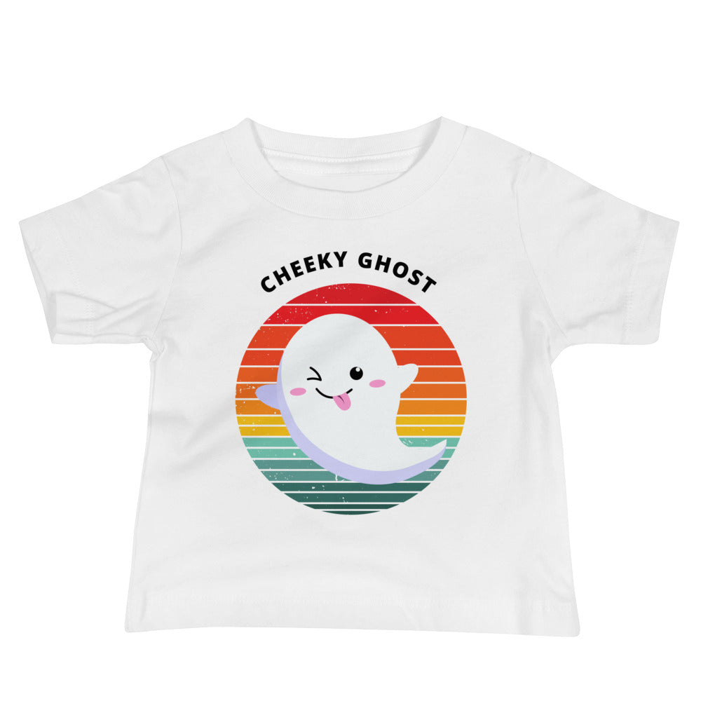 Cheeky Ghost Halloween Baby Jersey Short Sleeve Tee