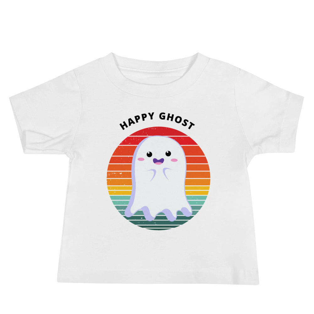 Happy Ghost Halloween Baby Jersey Short Sleeve Tee