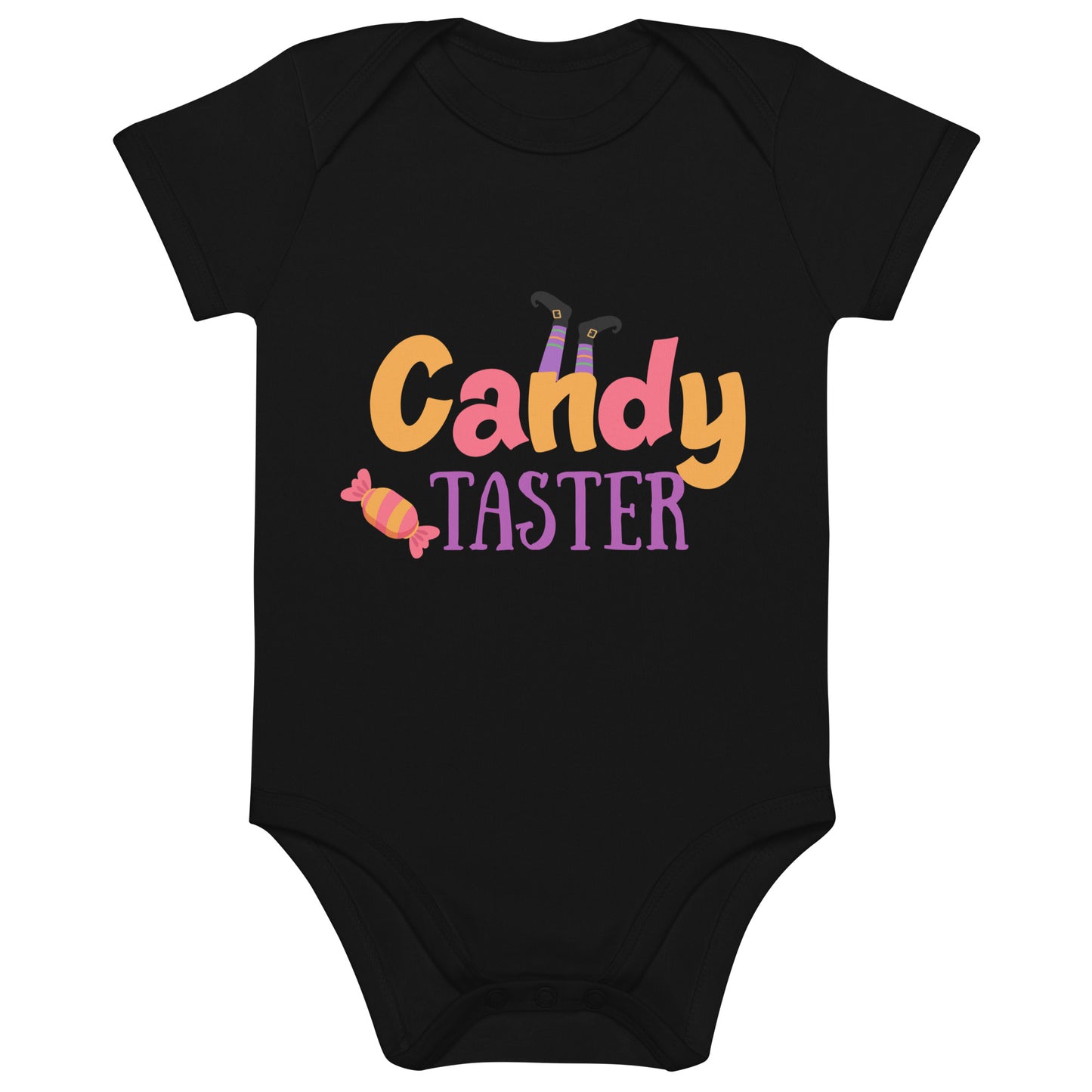 Candy Taster Halloween Organic Cotton baby bodysuit