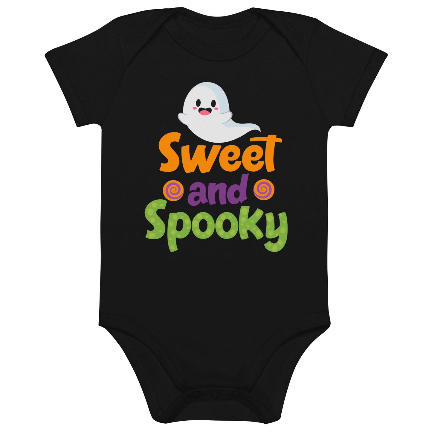 Sweet And Spooky Halloween Organic Cotton baby bodysuit