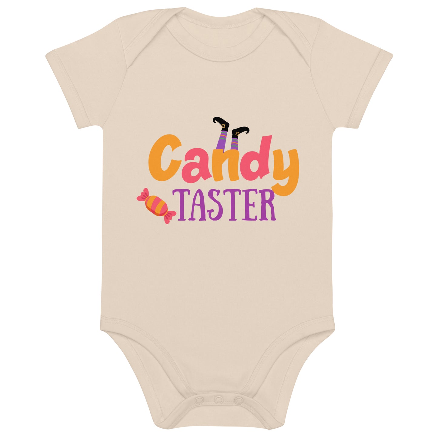 Candy Taster Halloween Organic Cotton baby bodysuit