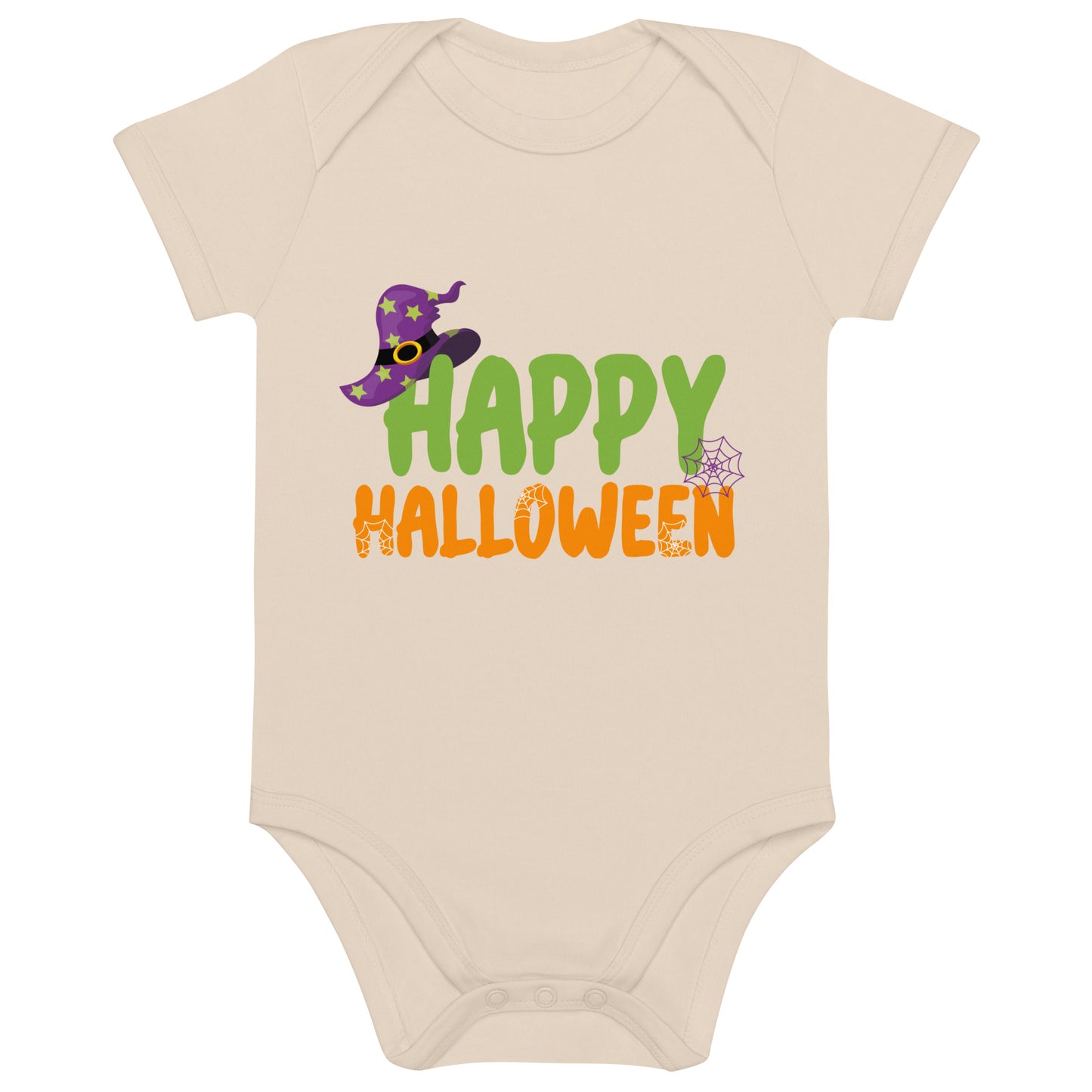 Happy Halloween Organic Cotton baby bodysuit