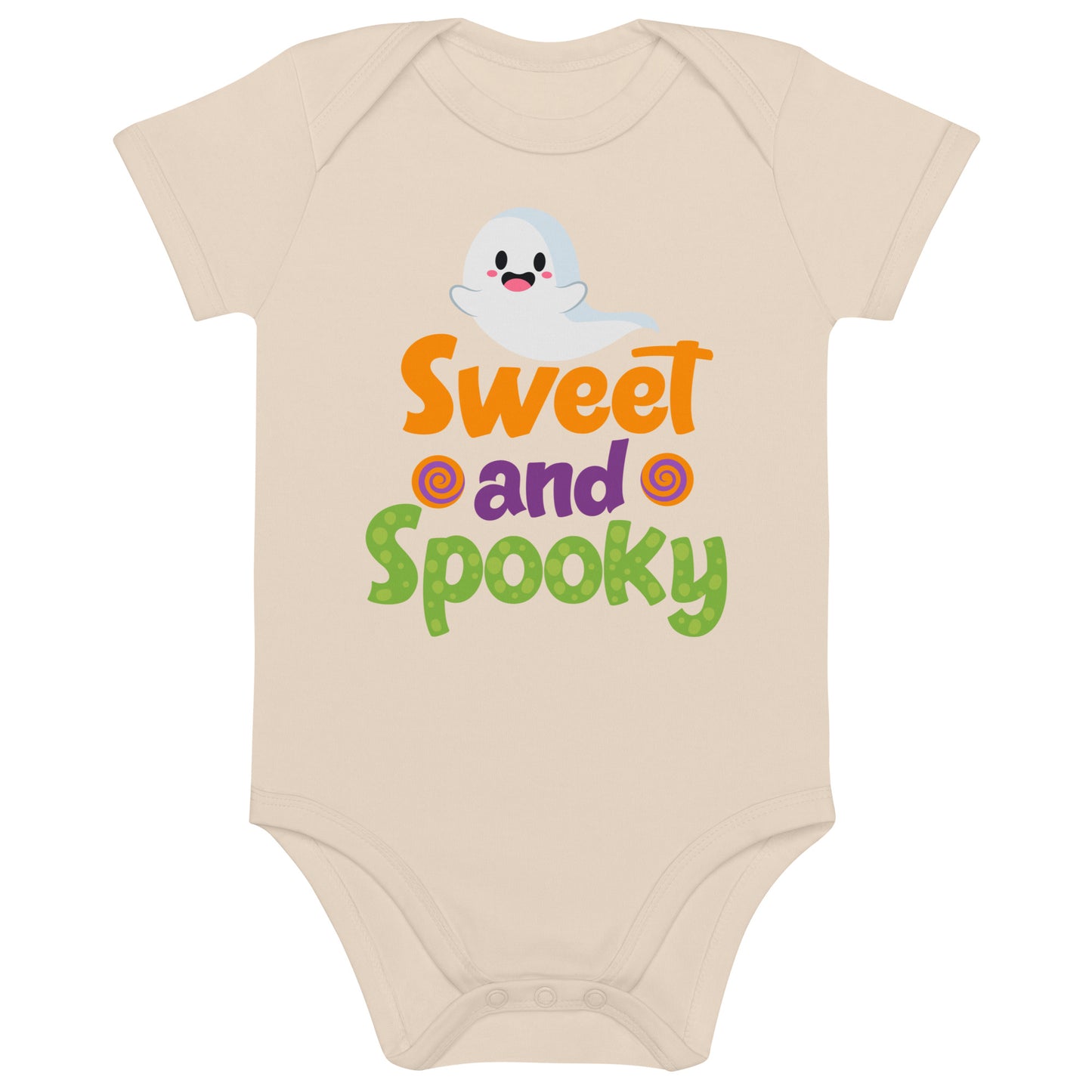 Sweet And Spooky Halloween Organic Cotton baby bodysuit