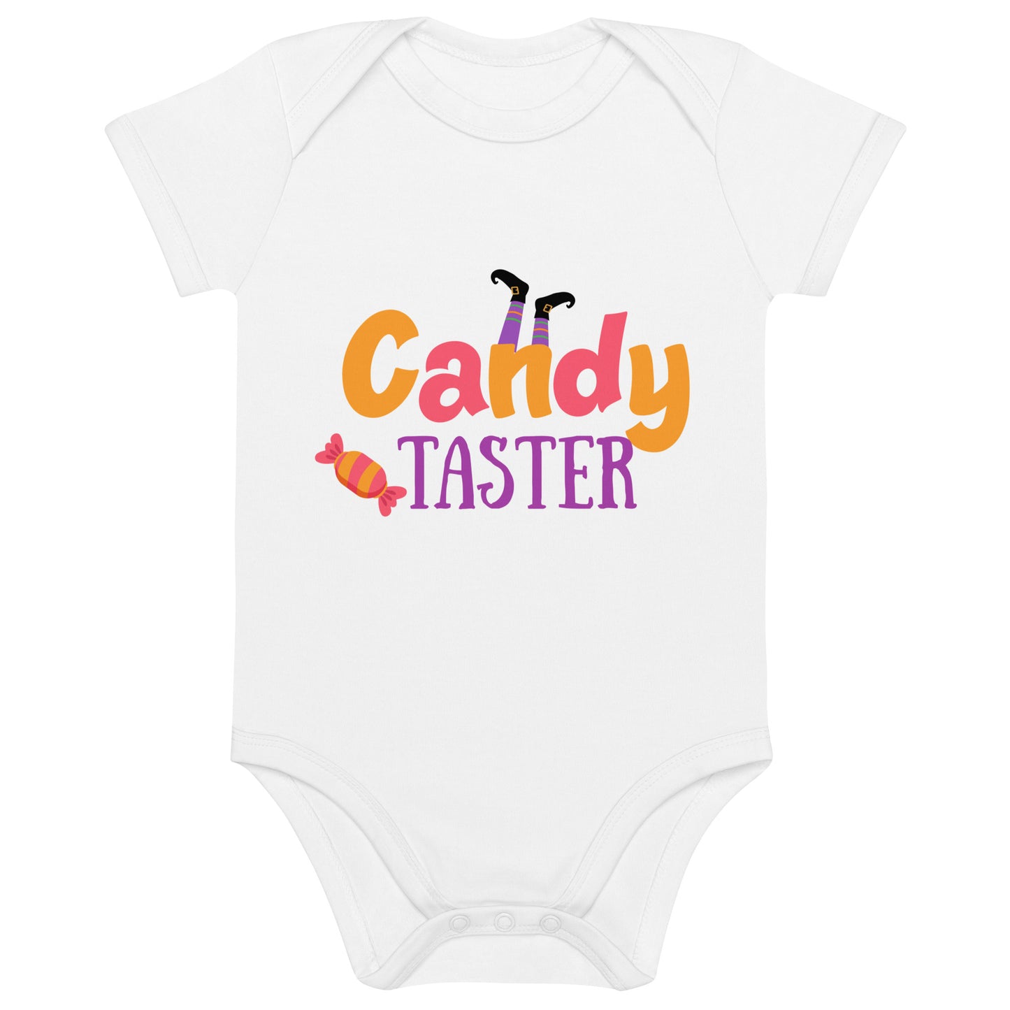 Candy Taster Halloween Organic Cotton baby bodysuit