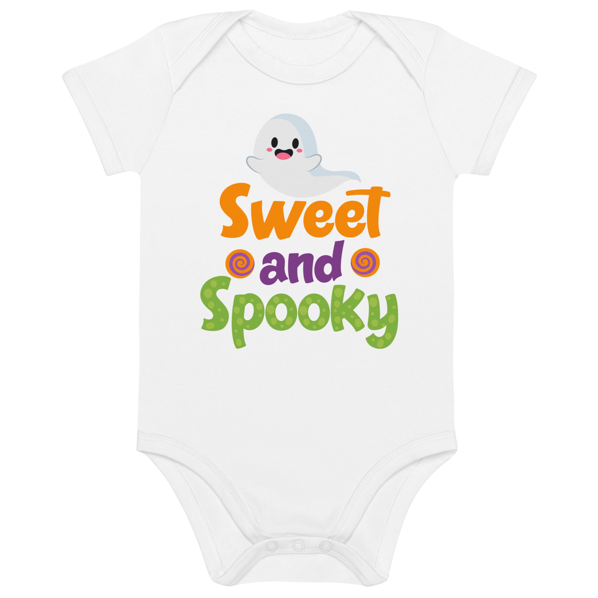 Sweet And Spooky Halloween Organic Cotton baby bodysuit