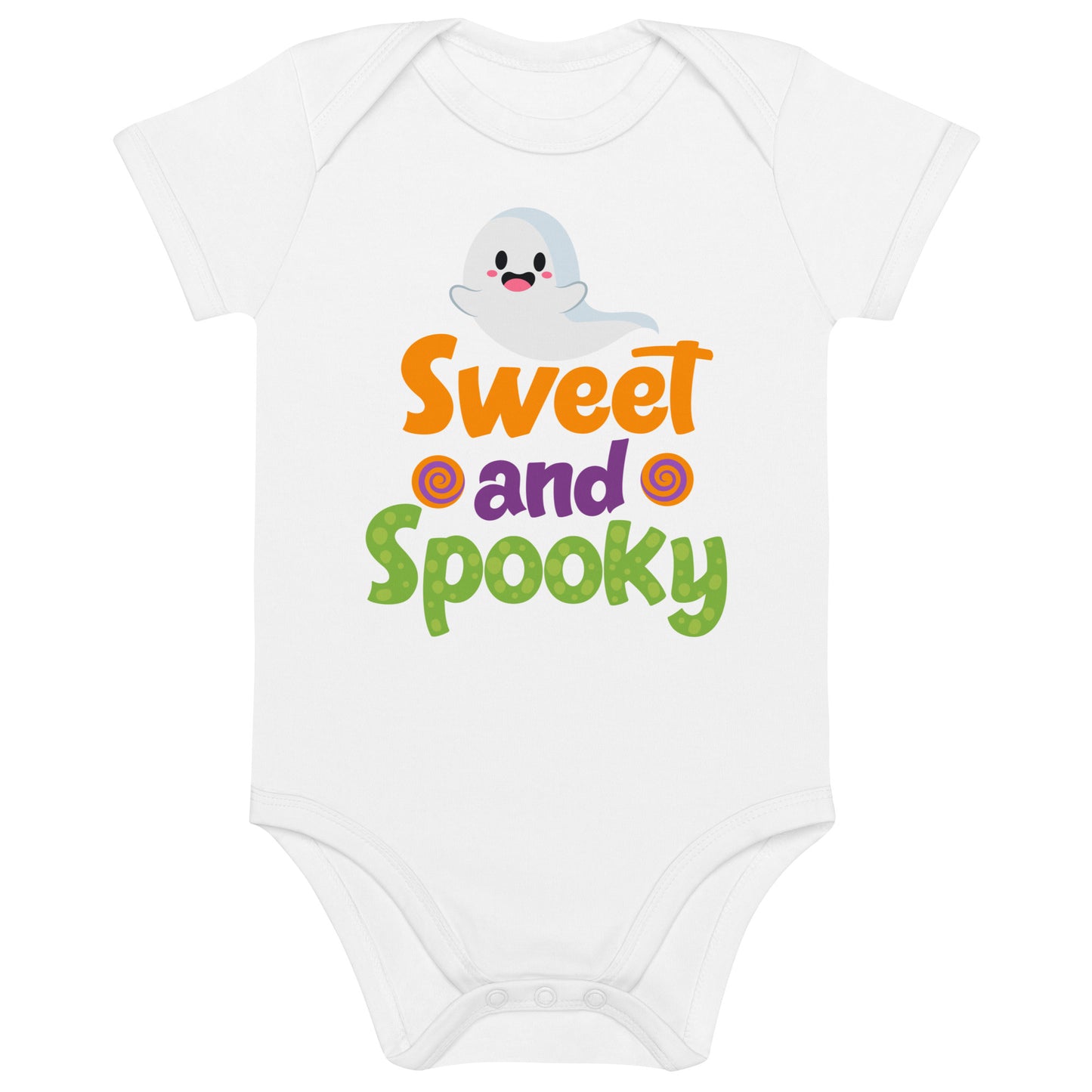 Sweet And Spooky Halloween Organic Cotton baby bodysuit